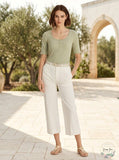 Lauren Ralph Lauren Elbow-Sleeve Henley Top