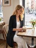Alfani Woven Open-Front Cardigan