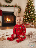 Matching Family Pajamas Infants Elf Footed Pajamas, Size 12Months