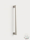 Alno D985-12-SN Cube Modern Appliance Pull, 12 Inch Center to Center