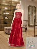 Sequin Hearts Juniors Strapless Rhinestone Gown - Wine, Size 5