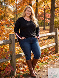 I.n.c. Women's Plus Size Varsity-Stripe Sweater