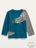 First Impressions Boys Long Sleeve Print T-Shirt