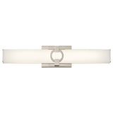 Kichler Bordeaux Linear Bath 22 LED Polished Nickel