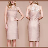Tadashi Shoji Willow Pintuck Jersey Dress