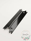 2-Pack Universal Porcelain Steel Grill Heat Plates, 15 1/8" x 3 3/4"
