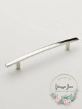 Amerock BP26204PN Cyprus 6-5/16 inch Center Cabinet Pull in Polished Nickel
