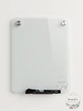 Iceberg Clarity Glass Personal Dry Erase Boards Ultra-White Backing