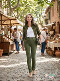 Style & Co Petite Tummy-Control Slim-Leg Jeans, Size 12P
