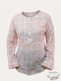 Beach Lunch Lounge Mia Plaid Shirt