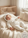 First Impressions Baby Hooded Footed Faux-Sherpa Bunting Snowsuit