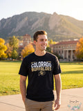 NCAA Champion Mens Push Ahead Short sleeve T-Shirt Colorado Buffaloes, Small