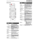 Insignia NSRC01A12 TV Remote Control [NSRC02A12]