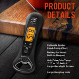 Instant Read Meat Thermometer for Cooking