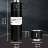 Insulated Stainless Steel Vacuum Flask Set