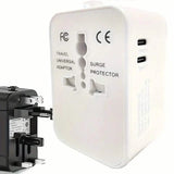 International Portable Worldwide All-in-One Plug Travel Adapter Converter for USA EU UK AUS