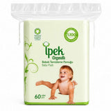 Ipek Baby Organic Cleansing Pads for Sensitive Skin 60 Count