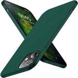 iPhone 12 Pro & iPhone 12 Case Ultra-Thin Soft Flexible TPU Matte Finish Coating - Green