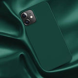 iPhone 12 Pro & iPhone 12 Case Ultra-Thin Soft Flexible TPU Matte Finish Coating - Green