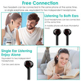 IPX5 Waterproof Wireless 5.0 TWS Earbuds Wireless Headset with Mic