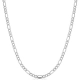 Italian Sterling Silver 3.5MM Figaro Chain