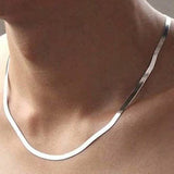 Italian Sterling Silver Herringbone Chain