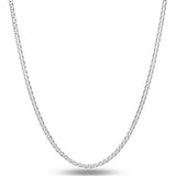 Italian Sterling Silver Mariner Link Chain