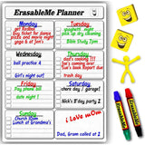 ItemMax Magnetic Dry Erase Calendar for Refrigerator