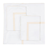Classic Double Border Percale Cotton Duvet Set