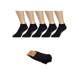 Ozzy Socks Men's Seamless Cotton No-Show Socks 5-Pack