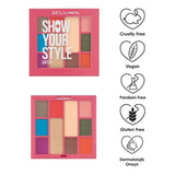 Show by Pastel Artsy Eyeshadow Set - Cruelty-Free, Vegan 10-Color Palette for Versatile Makeup Looks