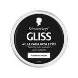 Gliss Oil Nutritive Hair Care Mask - Nourishing & Repairing Treatment with Marula Oil for Damaged Hair