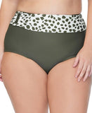 Raisins Curve Trendy Plus Size Mombasa Bikini Bottoms, Size 20W