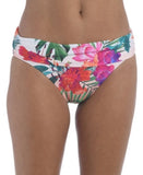 La Blanca Garden Shirred Bikini Bottoms