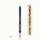 Flormar Mat Eye Pencil - High Pigmentation Eye Makeup with Soft Tip - Matte Finish Eye Pencil