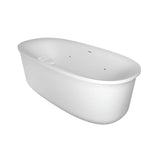Jacuzzi Arga 69-Inch Freestanding Whirlpool Bathtub [JAGF6934PCL6IPW/M] (SAK85921)