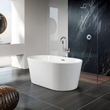Jacuzzi Celeste 70-Inch Freestanding Ergonomic Soaking Tub [JCEF7032BCXXXXW/G] (SAK50243)