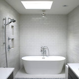 Jacuzzi Celeste 70-Inch Freestanding Ergonomic Soaking Tub [JCEF7032BCXXXXW/G] (SAK50243)