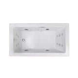 Jacuzzi Elara 72-Inch Rectangle Acrylic Drop-In Whirlpool Bath [JELA7236WLR2XX] (SAK18546)