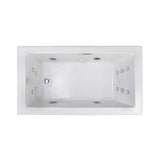Jacuzzi Elara 72-Inch Rectangle Whirlpool Bathtub With Left Drain [JELA7236WLR2HX] (SAK61507)