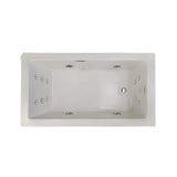 Jacuzzi Elara 72-Inch Drop-In Whirlpool Bathtub With 10 AccuPro Jet [JELA7242WRL2HX] (SAK32651)