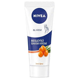 Nivea Moisturizing Hand Cream with Sea Holly Extract - 2.54 fl oz, Non-greasy & Dermatologically Tested
