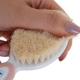 Babyjem Natural Bristle Baby Hair Brush and Comb Set - Gentle Detangling for Infants