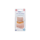 Babyjem Amber Teething Bracelet for Babies - Natural Pain Relief, Individually Knotted Amber Stones