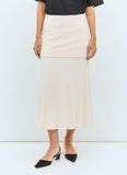 Jil Sander Women Layered Midi Skirt