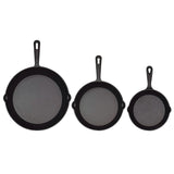 Jim Beam 3-Piece Cast Iron Skillets
