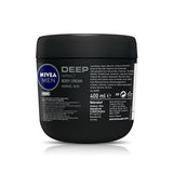 Nivea Men Moisturizing Hand and Body Cream Deep Impact - 48 Hour Moisturization, Non-Greasy, Woody Fragrance