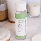 Sinoz Glow Tonik: Glycolic Acid Facial Toner for Exfoliating, Brightening & Pore Minimizing - Aloe Vera, Ginseng, Niacinamide - Radiant Skin