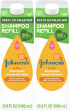 Johnson's Baby Shampoo with Tear-Free Formula, Shampoo for Baby's Delicate Scalp & Skin, Gently Washes Away Dirt & Germs, Paraben-, Phthalate-, Sulfate- & Dye-Free, 20.3 fl. oz