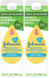 Johnson's Head-to-Toe Gentle Tear-Free Baby & Newborn Wash & Shampoo, Sulfate-, Paraben- Phthalate- & Dye-Free, Hypoallergenic Wash for Sensitive Skin & Hair, 27.1 fl. Oz